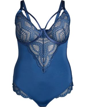 Devoted By Zizzi Body Ella - Blau