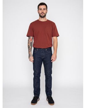 Levi's Levis Jeans 502 Taper Just Say Hi Dark - Rot