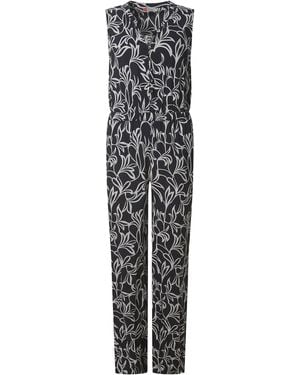 Timezone Weite Hose Print - Weiß