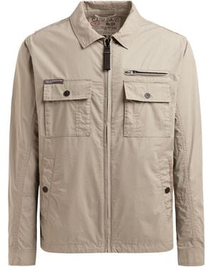 Camp David Leichte Kurzjacke Im Utility-Stil Mit Paper-Coating - Mehrfarbig