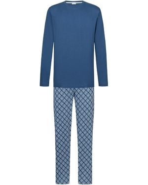 Mey Pyjama Silhouettes - Blau