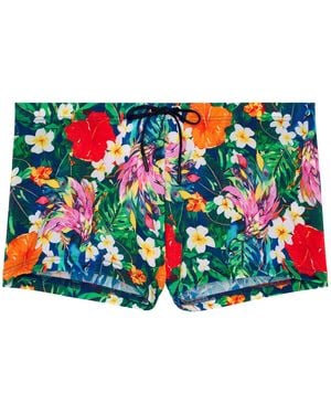 Hom Badeshorts Swim Shorts Peacock - Blau