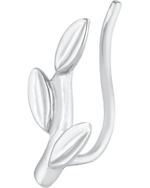 Elli Jewelry Ohrringe Blatt, Ear Climber - Mettallic