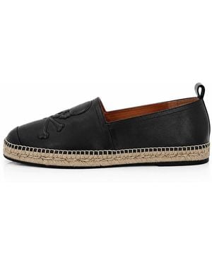 Philipp Plein Espadrillas Skull - Schwarz