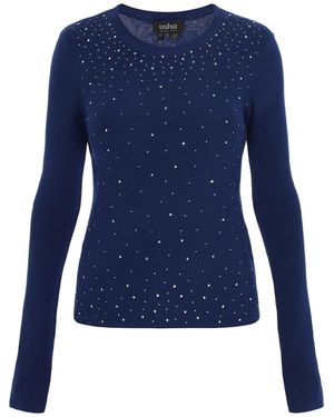 usha BLACK LABEL Pullover - Blau