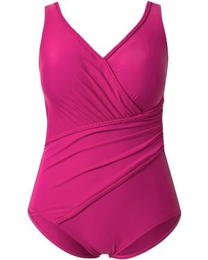 Ulla Popken Badeanzug - Pink