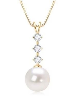 ROUGEMONT Jewellery Kette Funkelnde Moissanit Halskette Mit Echtheitszertifikat 45Cm - Weiß