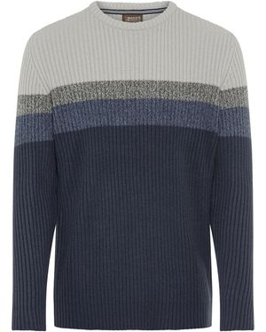 Man's World World Pullover - Blau