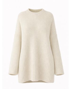 Worldclassca Oversizepullover Dicker - Weiß