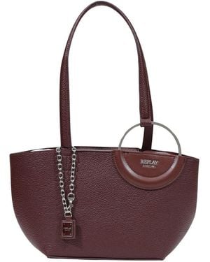 Replay Schultertasche Hammered Synthetic Fw01C7.000.A7243S - Lila