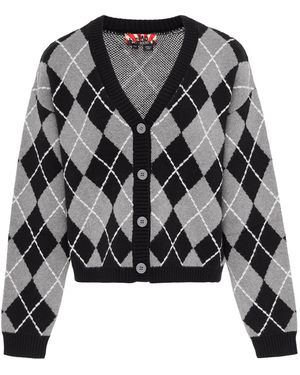 myMo ROCKS Strickjacke - Schwarz