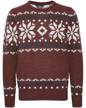 Solid Pullover Norwig - Rot