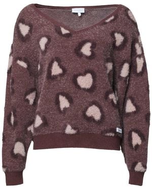 KLEINIGKEIT Pullover Wild Love - Lila