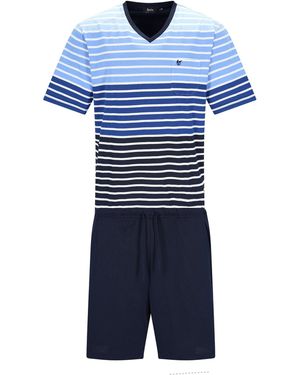 Hajo Pyjama - Blau