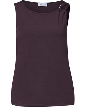 STREET ONE STUDIO Asymmetrisches Top Mit Rundhals - Lila