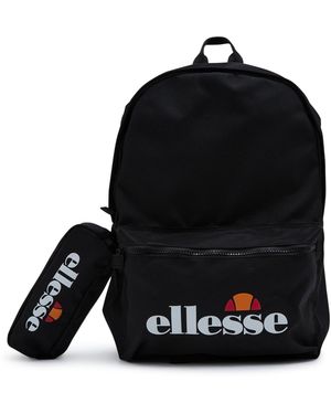 Ellesse Set: Rucksack Und Federmäppchen Ralfa - Schwarz