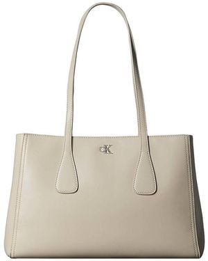 Calvin Klein Schultertasche - Natur