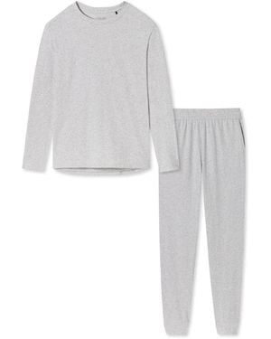 Schiesser Pyjama Organic Cotton - Grau