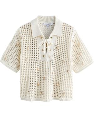 Next Pullover - Weiß