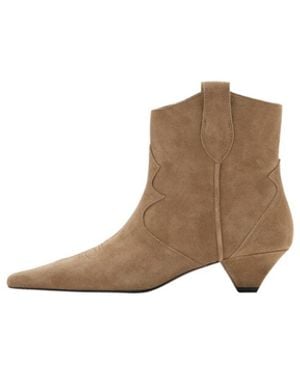 Mango Stiefelette Lu - Weiß