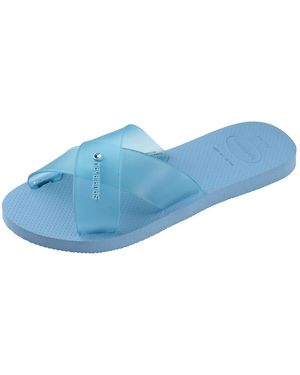 Havaianas Pantolette Aqua Jelly - Blau