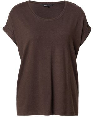 ONLY T-Shirt 'Onlmoster' - Braun