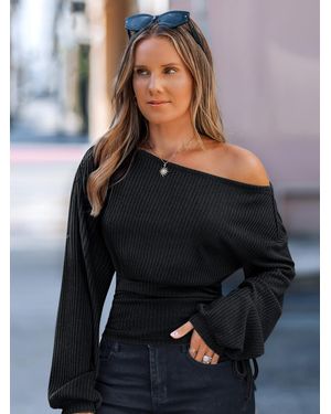 CUPSHE Bluse - Schwarz