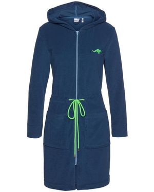 Kangaroos Damenbademantel Kira - Blau