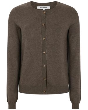 SOFT REBELS Strickjacke Marla - Braun