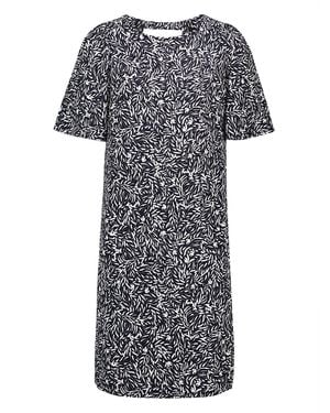 Zero Blusenkleid Mit Blumenprint - Grau