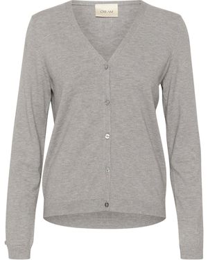 Cream Strickjacke 'Dela' - Grau