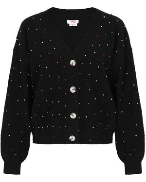 myMo Strickjacke - Schwarz