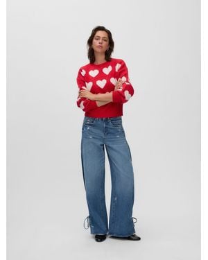 Vero Moda Pullover Vmhearty - Rot