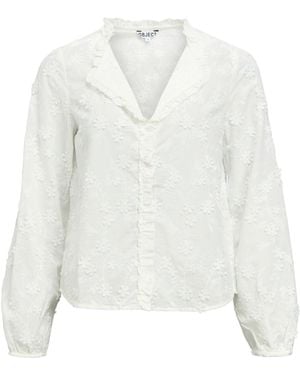 Object Bluse Objkarli - Weiß