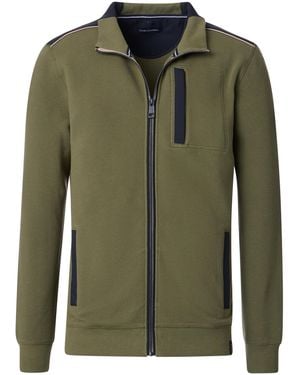 CASA MODA Sweatjacke - Grün