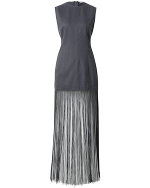 Weekday Kleid Freya Fringe - Blau