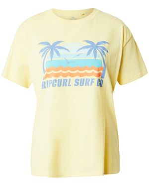 Rip Curl T-Shirt Malibu - Gelb