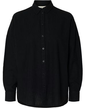 SELECTED Bluse Slflinnie-Nova - Blau