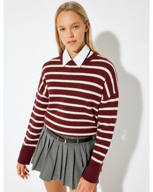 Koton Pullover - Rot