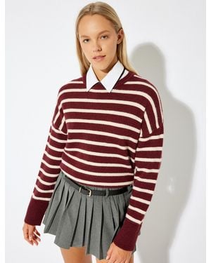 Koton Pullover - Rot
