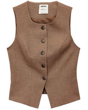 Koton Anzugweste - Braun