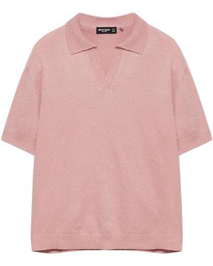 Pull&Bear Poloshirt - Pink