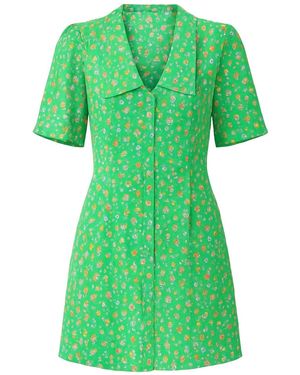 For You Moda Kleid - Grün