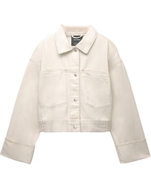 Pull&Bear Jacke - Weiß