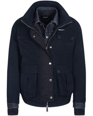 Ds2 Übergangsjacke Dsquared2 Jacke - Blau