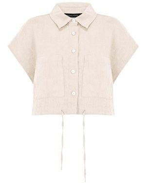 FRESHLIONS Kurzarmbluse Savannah - Weiß