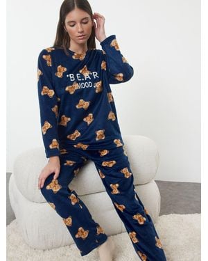 Trendyol Pyjama - Blau
