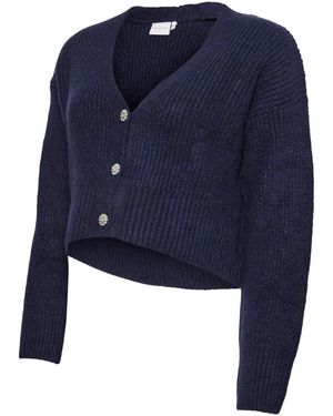 Mama.licious Strickjacke Mlsvala Lia - Blau