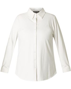 Base Level Curvy Bluse - Weiß