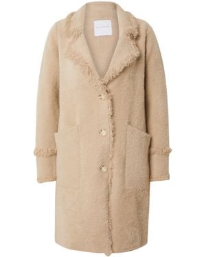 Rino & Pelle Strickmantel 'Catena' - Natur